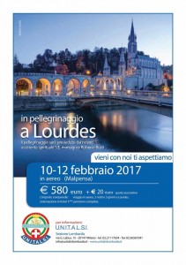 Pellegrinaggio Lourdes febbraio 2017